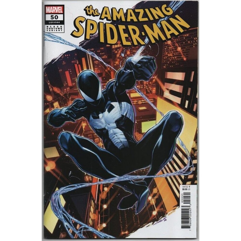 Amazing Spider-Man 50 Marvel 2024 NM 9.4 Iban Coello Black Costume Variant